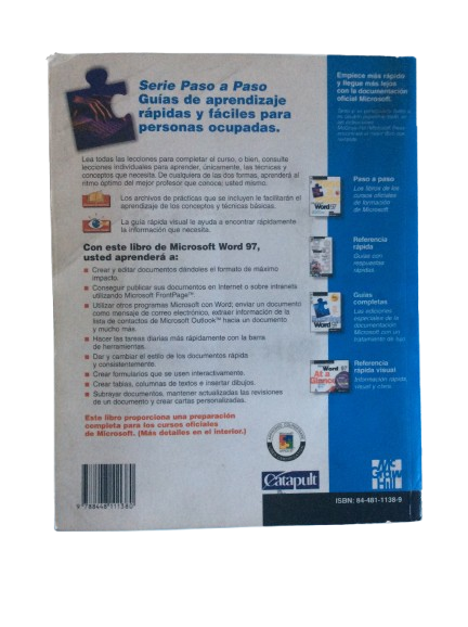 Microsoft Word 97 - Paso a Paso (Spanish Edition)