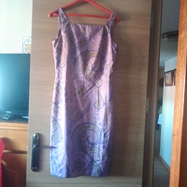 Vestido tirantes mujer morado