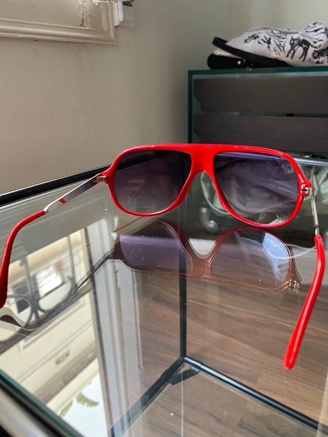 Occhiali rossi vintage Carrera