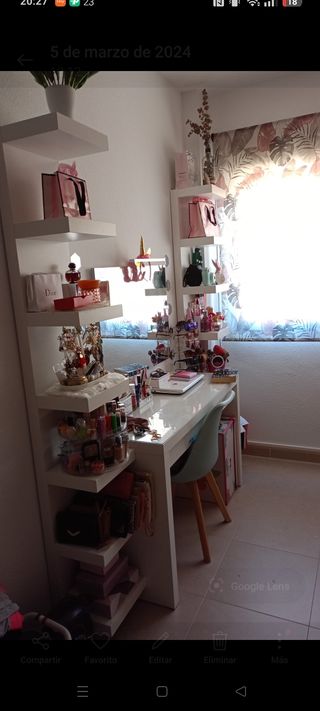 Tocador MALM & 2 estanterías LACK IKEA