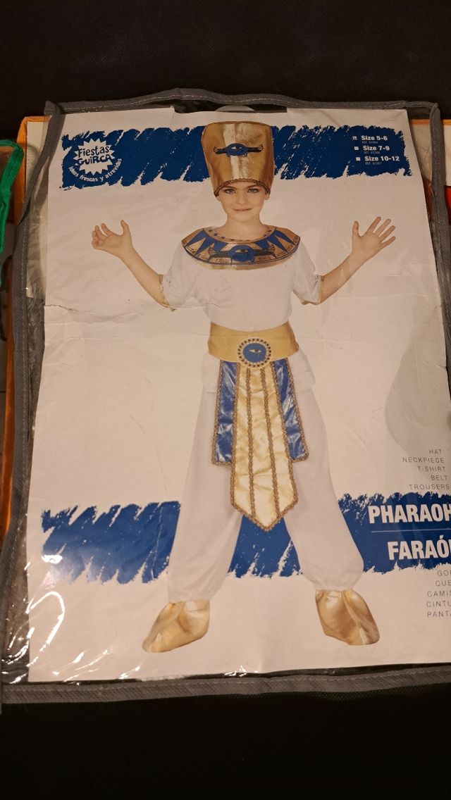 Disfraz egipcio talla 5-6