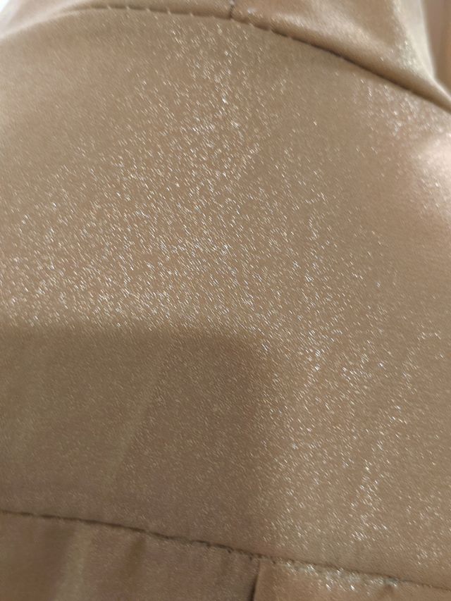 Blusa marrón dorada c/manga larga