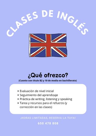 ✨CLASES DE INGLÉS PARTICULARES ✨