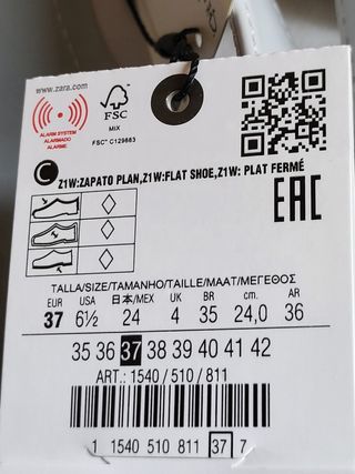 Bailarinas destalonadas zara