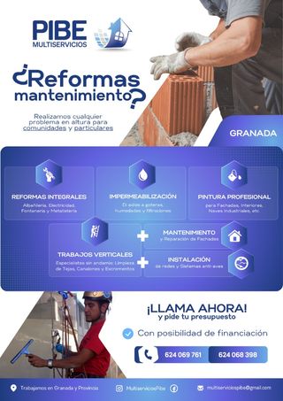 Reformas y reparaciones de Comunidades y Hogares
