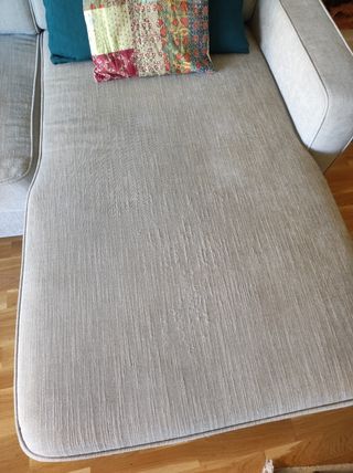 Sofá cama chaiselongue gris
