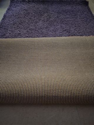 Alfombra morada 150x80 cm