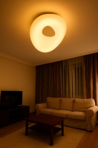 Lámpara techo habitación grande