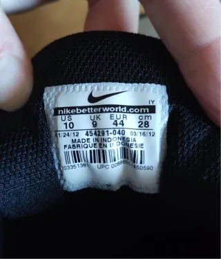 Nike Renzo 2 - Zapatillas 44 - Negras/Azul