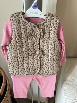 Conjunto bebé niña 3-6 meses 