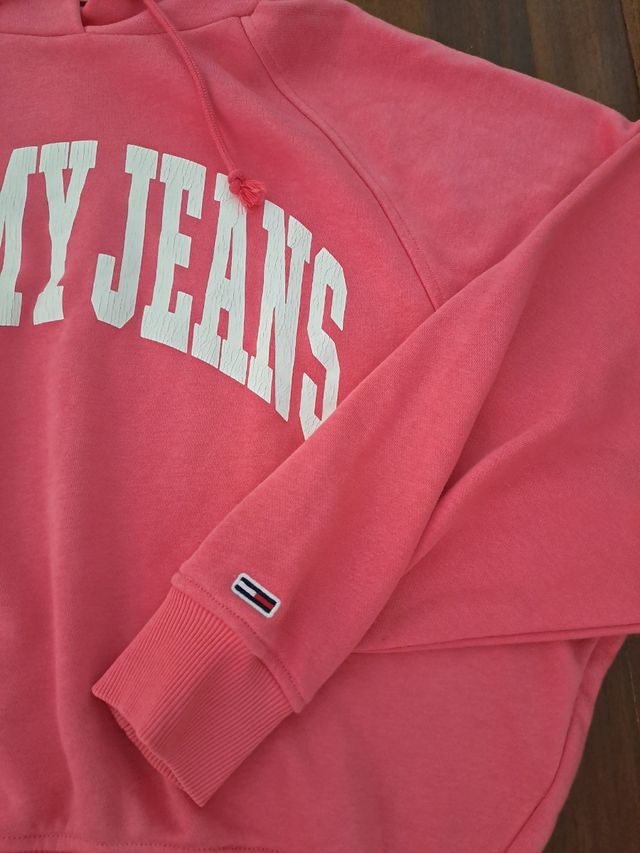 Felpa Tommy Jeans rosa XS