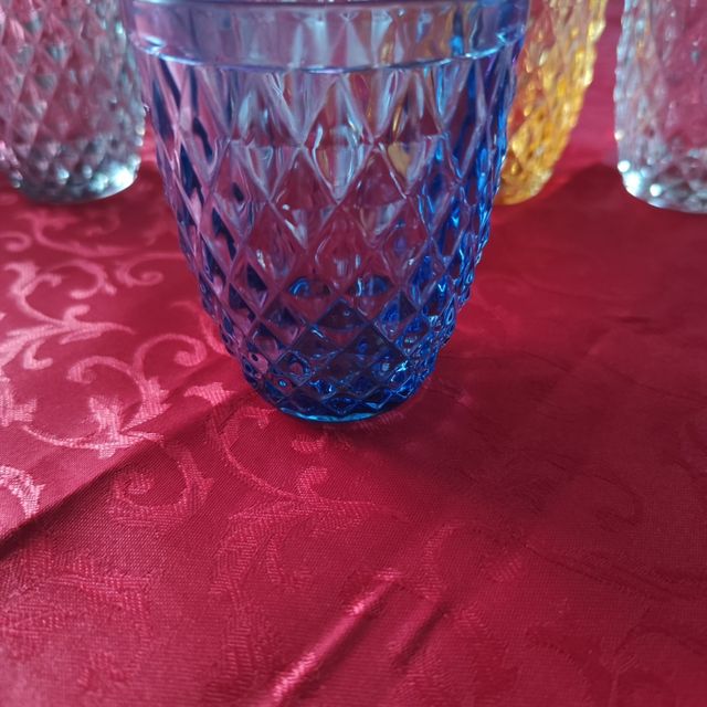 Set 12 bicchieri e 12 calici per acqua vino