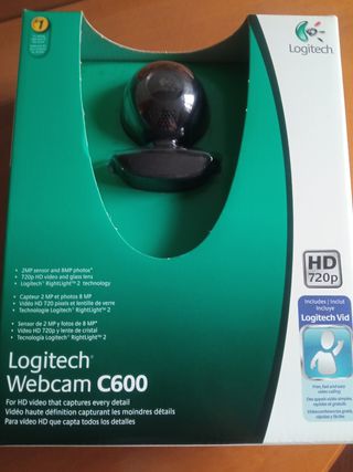 Webcam Logitech C600 - Negra