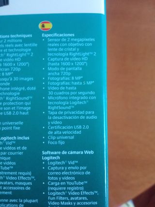 Webcam Logitech C600 - Negra