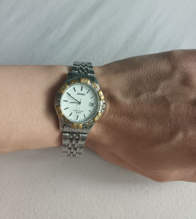 Reloj Seiko mujer - dorado y plateado