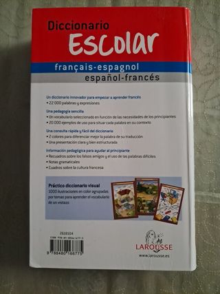 Diccionario Escolar francés SIN ESTRENAR Larousse