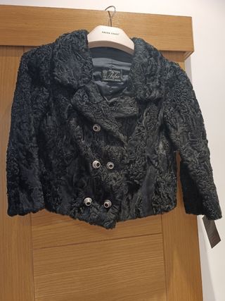 Cazadora astracán vintage