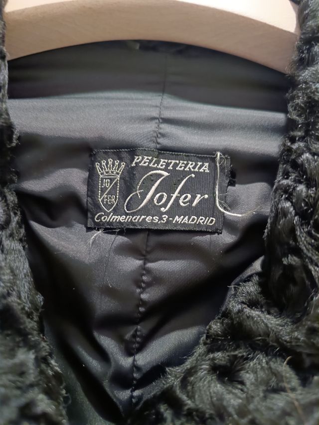 Cazadora astracán vintage