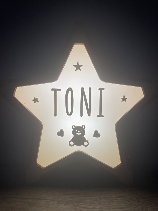 Luz nocturna estrella Toni