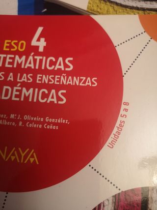 Matemáticas orientadas a las Enseñanzas Académi...