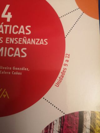 Matemáticas orientadas a las Enseñanzas Académi...