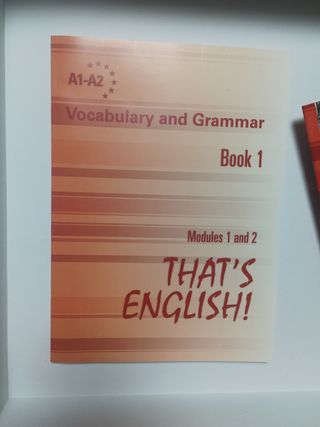 Libros inglés That's English! A1-A2 + 4 DVDs