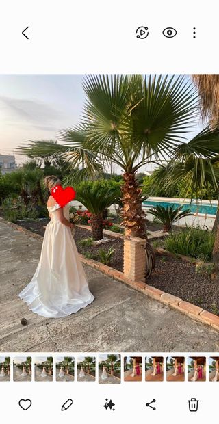 Vestido novia 2025 - Blanco