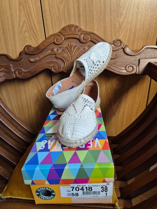 Alpargatas Piel/Zapatillas  Verbenas mujer, 38