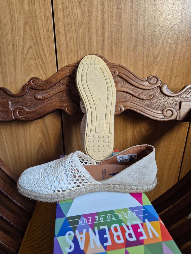 Alpargatas Piel/Zapatillas  Verbenas mujer, 38