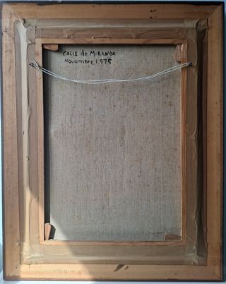 Cuadro al óleo sobre lienzo.