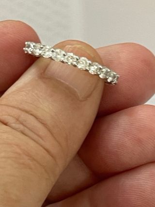 Anillo Eternidad 14k - 1.90 ct Diamantes CVD ,IGI 