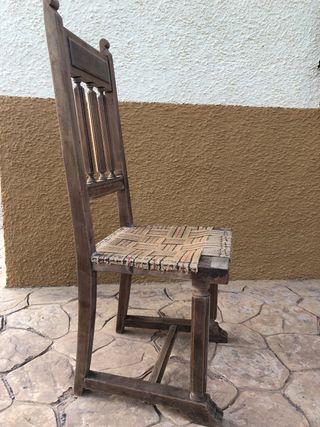 Sillas rústicas madera - restaurar