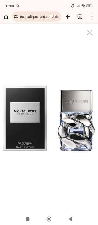 Profumo uomo Michael Kors Extreme Blue 