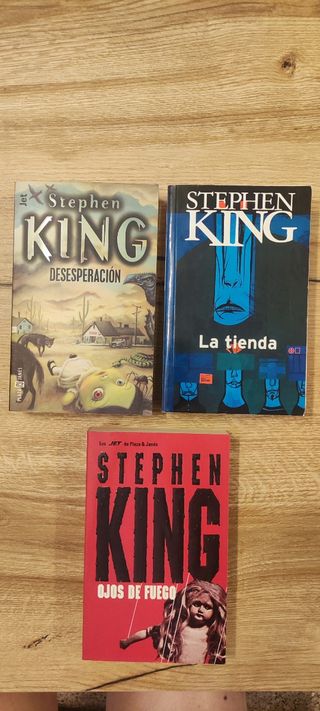 "La Tienda" "Ojos de fuego" "Desesperación"