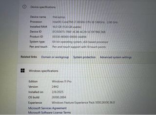 Lenovo Yoga 73013IKB 2 en 1 i7 16GB
RAM 500GB SSD