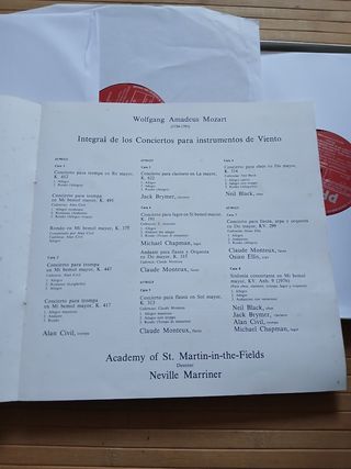 Conciertos Mozart - LP
