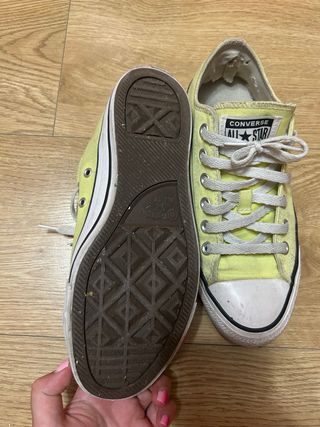 Converse amarillas talla 38-39