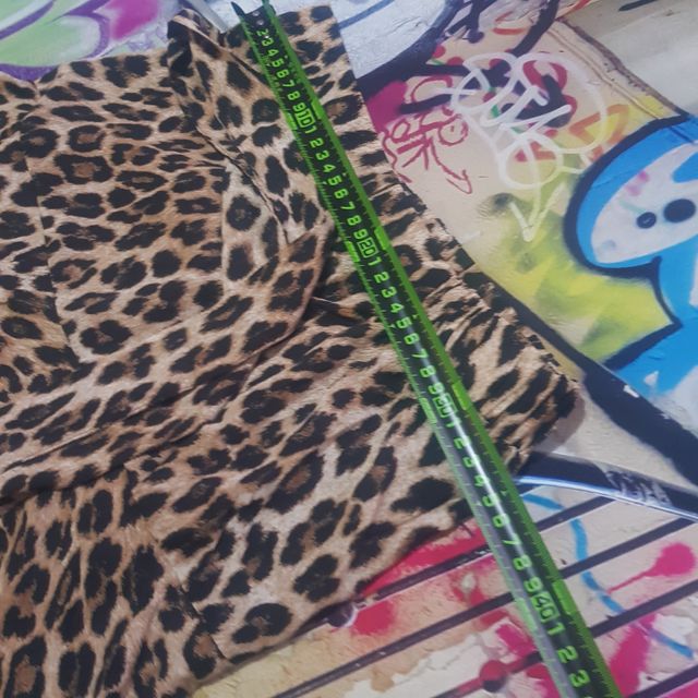 Mini falda leopardo - marrón y negro