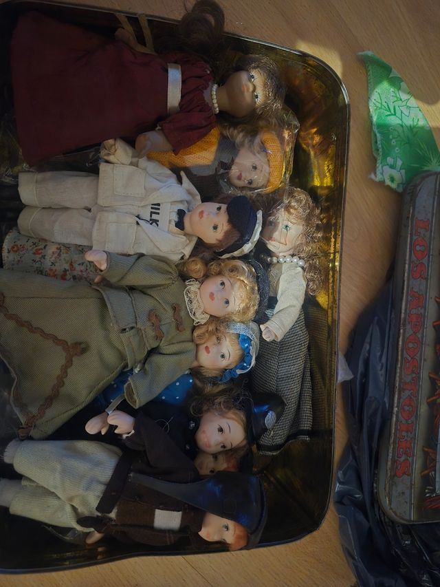 8 Muñecas Porcelana Época