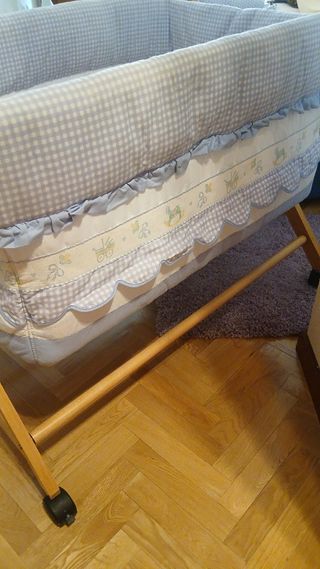 Cuna bebé madera - minicuna