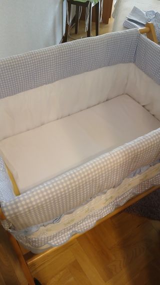 Cuna bebé madera - minicuna