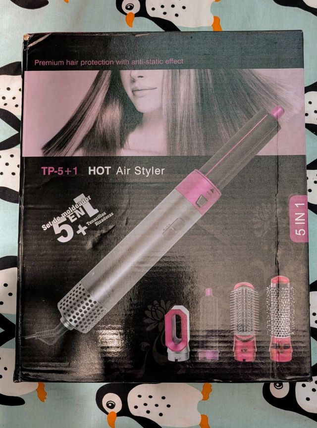 Set de moldeador de pelo 5 en 1