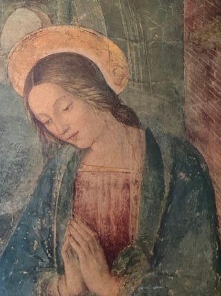 Quadro Madonna con cornice dorata
