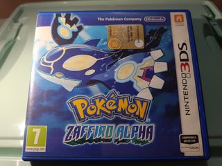 Pokémon Zafiro Alfa Caja y Manuales