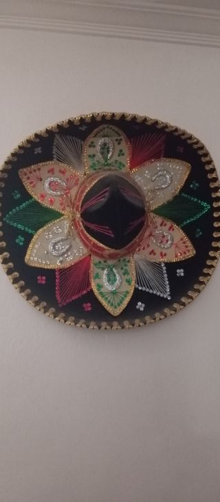 Sombrero mexicano multicolor