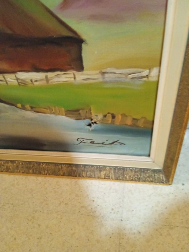 Pintura de paisagem - Moinho