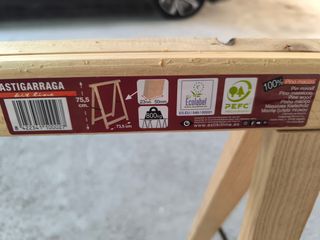 Caballetes Plegables Astigarraga 800kg y de 400kg.