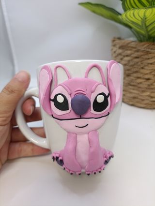 Taza personalizada de Angel de Lilo & Stitch