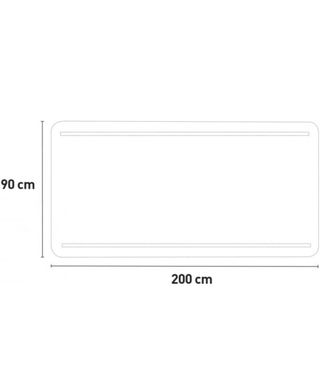Tavolo pieghevole da giardino bianco
