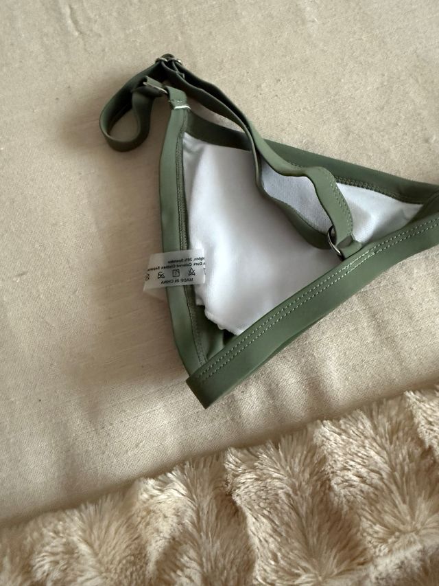 Bikini Triángulo Verde Militar XS